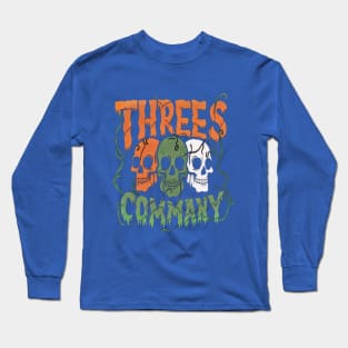 Threes Company vintage vibes Long Sleeve T-Shirt